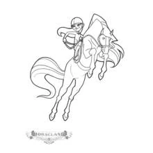 Horseland (Cartoons and Animated Shows) coloring page #53815 to print and color