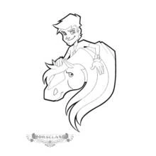 Horseland (Cartoons and Animated Shows) coloring page #53832 to print and color
