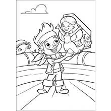 Jake and the Never Land Pirates (Cartoons and Animated Shows) coloring page #42244 to print and color