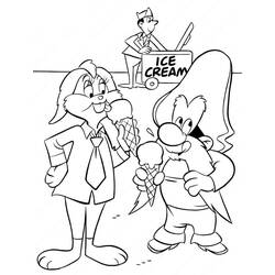 Looney Tunes (Cartoons and Animated Shows) coloring page #192462 to print and color