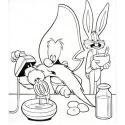 Looney Tunes (Cartoons and Animated Shows) coloring page #192465 to print and color