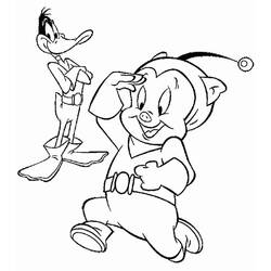 Looney Tunes (Cartoons and Animated Shows) coloring page #192496 to print and color