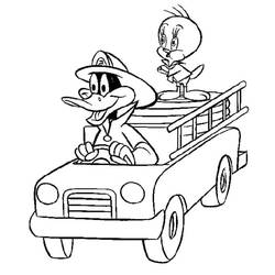 Looney Tunes (Cartoons and Animated Shows) coloring page #192497 to print and color