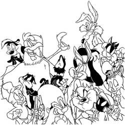 Looney Tunes (Cartoons and Animated Shows) coloring page #192513 to print and color