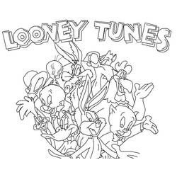 Looney Tunes (Cartoons and Animated Shows) coloring page #192517 to print and color
