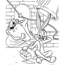 Looney Tunes (Cartoons and Animated Shows) coloring page #39215 to print and color
