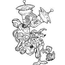 Looney Tunes (Cartoons and Animated Shows) coloring page #39259 to print and color