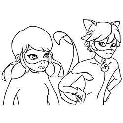 Miraculous Ladybug (Cartoons and Animated Shows) coloring page #175795 to print and color