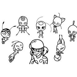 Miraculous Ladybug (Cartoons and Animated Shows) coloring page #175800 to print and color