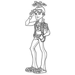 Monster High (Cartoons and Animated Shows) coloring page #196668 to print and color
