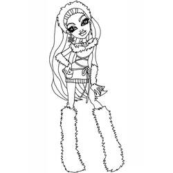 Monster High (Cartoons and Animated Shows) coloring page #196672 to print and color