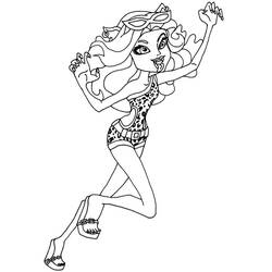 Monster High (Cartoons and Animated Shows) coloring page #196674 to print and color