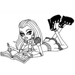 Monster High (Cartoons and Animated Shows) coloring page #196683 to print and color
