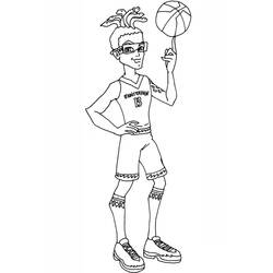 Monster High (Cartoons and Animated Shows) coloring page #196695 to print and color