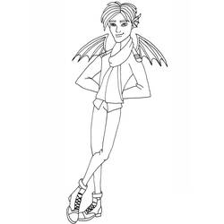 Monster High (Cartoons and Animated Shows) coloring page #196698 to print and color
