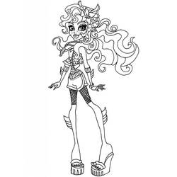 Monster High (Cartoons and Animated Shows) coloring page #196708 to print and color