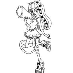 Monster High (Cartoons and Animated Shows) coloring page #196713 to print and color