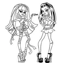 Monster High (Cartoons and Animated Shows) coloring page #24816 to print and color