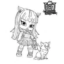 Monster High (Cartoons and Animated Shows) coloring page #24827 to print and color