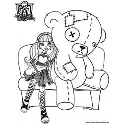 Monster High (Cartoons and Animated Shows) coloring page #24833 to print and color