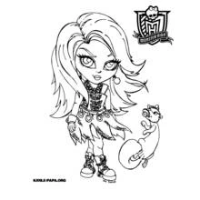 Monster High (Cartoons and Animated Shows) coloring page #24837 to print and color