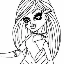 Monster High (Cartoons and Animated Shows) coloring page #24851 to print and color