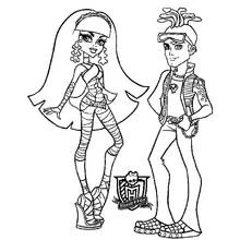Monster High (Cartoons and Animated Shows) coloring page #24852 to print and color