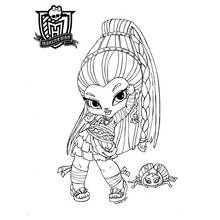 Monster High (Cartoons and Animated Shows) coloring page #24854 to print and color