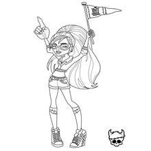 Monster High (Cartoons and Animated Shows) coloring page #24866 to print and color