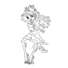 Monster High (Cartoons and Animated Shows) coloring page #24869 to print and color