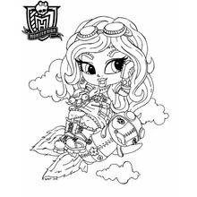 Monster High (Cartoons and Animated Shows) coloring page #24884 to print and color