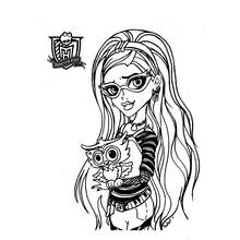Monster High (Cartoons and Animated Shows) coloring page #24889 to print and color