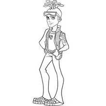 Monster High (Cartoons and Animated Shows) coloring page #24890 to print and color