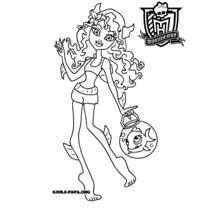 Monster High (Cartoons and Animated Shows) coloring page #24894 to print and color