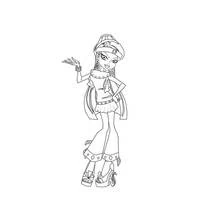 Monster High (Cartoons and Animated Shows) coloring page #24895 to print and color