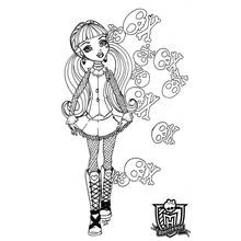 Monster High (Cartoons and Animated Shows) coloring page #24896 to print and color