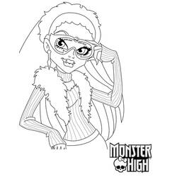 Monster High (Cartoons and Animated Shows) coloring page #24897 to print and color
