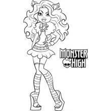 Monster High (Cartoons and Animated Shows) coloring page #24898 to print and color