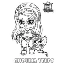 Monster High (Cartoons and Animated Shows) coloring page #24905 to print and color