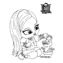 Monster High (Cartoons and Animated Shows) coloring page #24917 to print and color