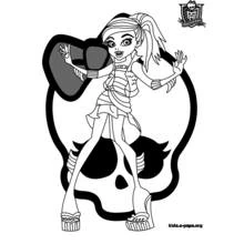 Monster High (Cartoons and Animated Shows) coloring page #24931 to print and color