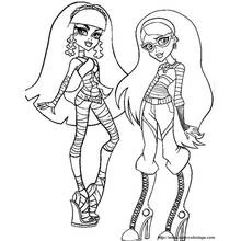 Monster High (Cartoons and Animated Shows) coloring page #24932 to print and color