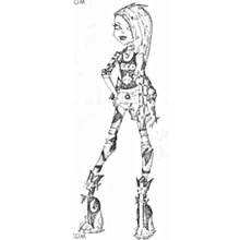 Monster High (Cartoons and Animated Shows) coloring page #24935 to print and color