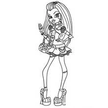 Monster High (Cartoons and Animated Shows) coloring page #24957 to print and color