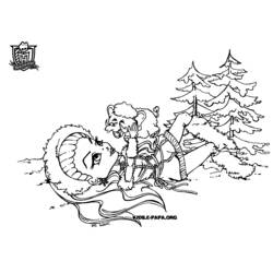 Monster High (Cartoons and Animated Shows) coloring page #24958 to print and color