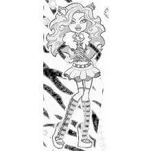 Monster High (Cartoons and Animated Shows) coloring page #24971 to print and color