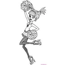 Monster High (Cartoons and Animated Shows) coloring page #24990 to print and color