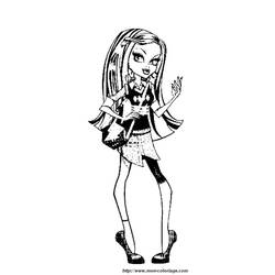 Monster High (Cartoons and Animated Shows) coloring page #24996 to print and color
