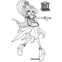 Monster High (Cartoons and Animated Shows) coloring page #24999 to print and color