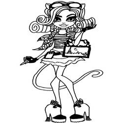 Monster High (Cartoons and Animated Shows) coloring page #25009 to print and color